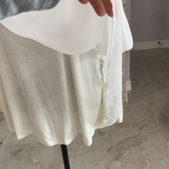 Daisy Fuentes NWT Ivory Long Sleeve‎ Sheer Blouse. Size 1X - Picture 8 of 10